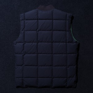 M リバーシブル ネイビー グリーン Eddie Bauer Downlight Vest エディーバウアー グース ダウンライトベスト