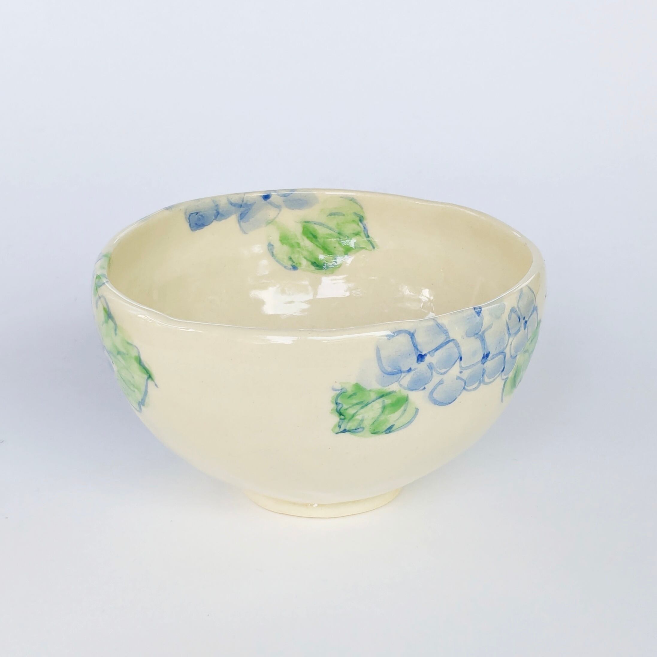 ご飯茶碗 紫陽花 手びねり B | しののめラボ