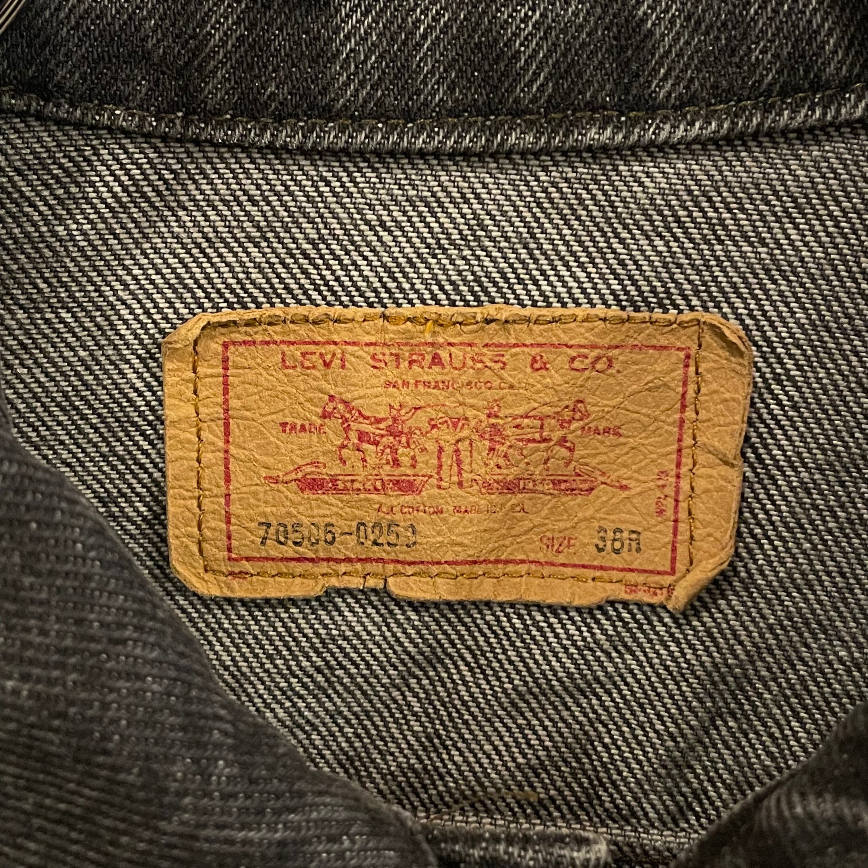 80s Levis 70506-0259 Black Denim Jacket | Pay ID 80s Levis 70506-0259 Black Denim Jacket | Pay ID