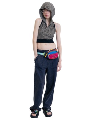 PERVERZE パーバーズ /Cropped Hoodie Knit Top ¥24,200- / フーディー