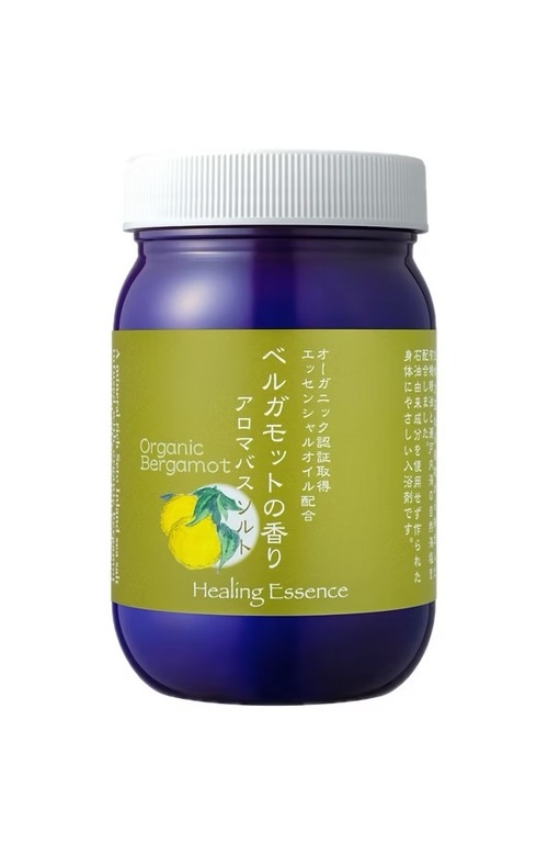 ヒーリングエッセンス　アロマバスソルト　ベルガモットの香り　420g