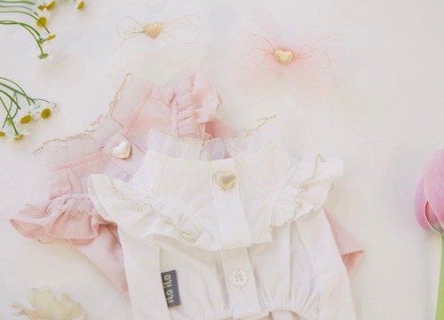 《即納》IL0030  Shiny Pintuck Blouse (全2色)