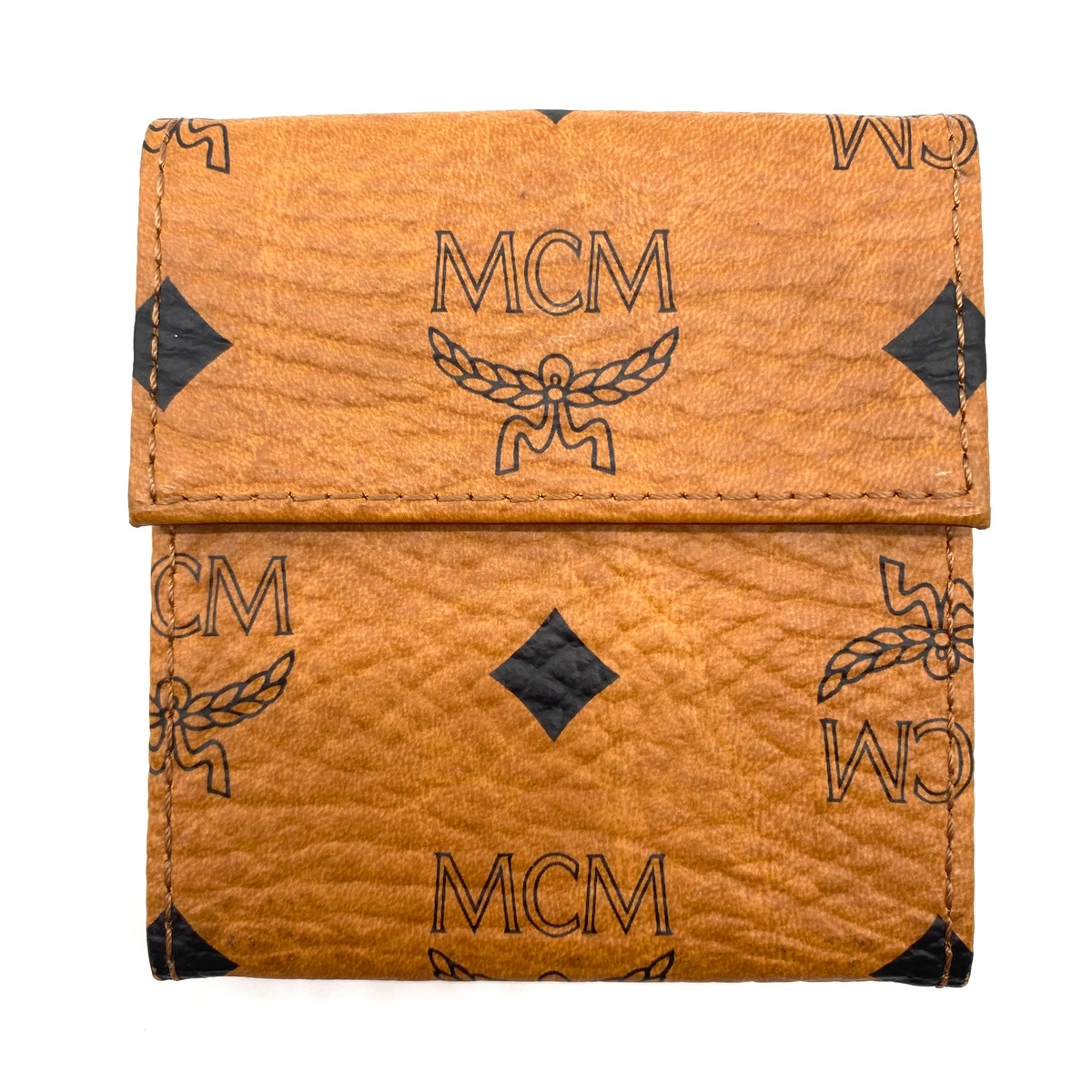 Vintage MCM Coin Case Cognac / ヴィンテージ エムシーエム コイン 