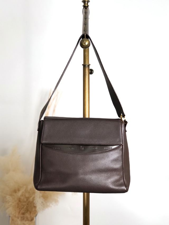 LOEWE ロエベ 財布 ブラック アナグラム レザー vintage ヴィンテージ オールド e5x6uj