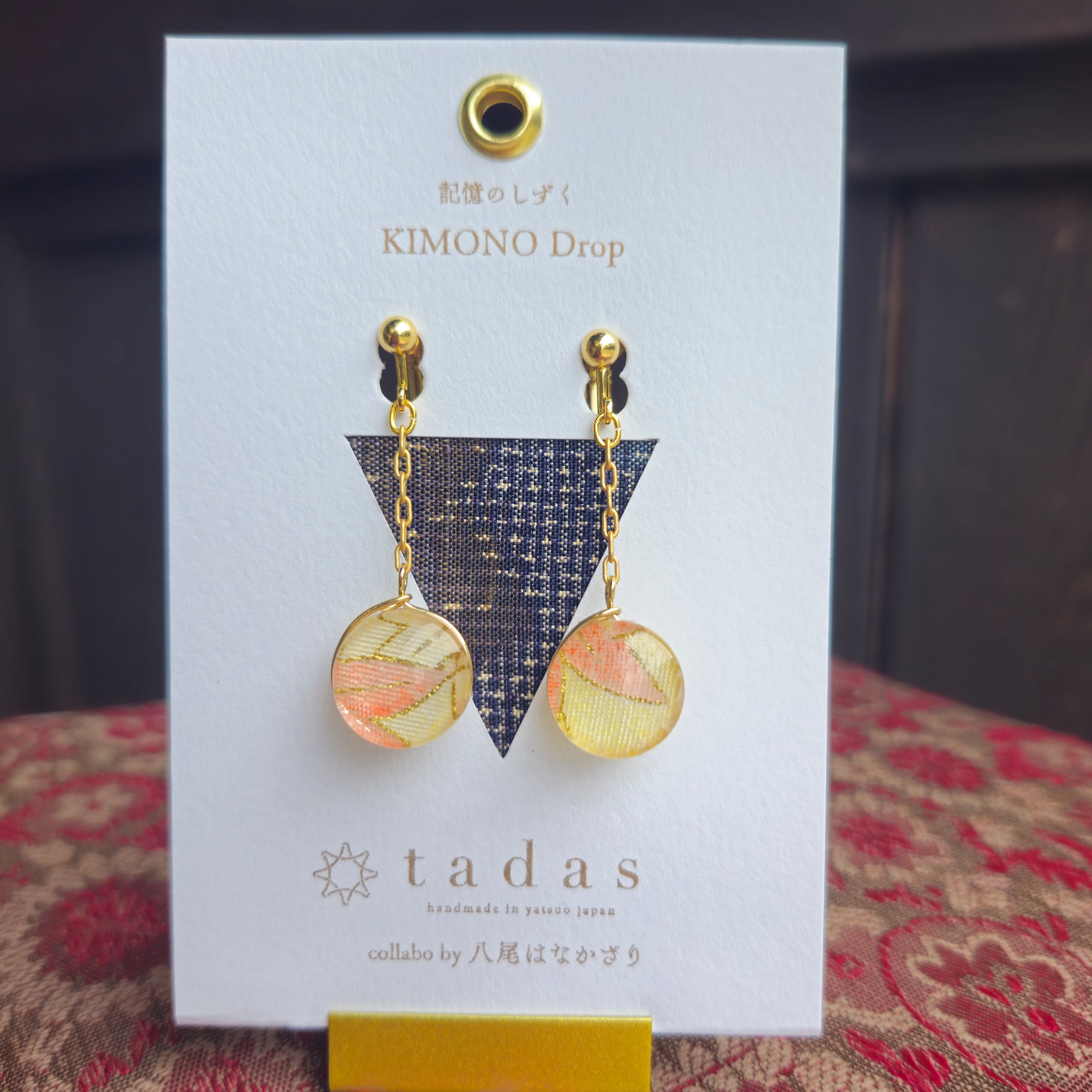 記憶のしずく‗KIMONO DROP イヤリング\2025年新作/