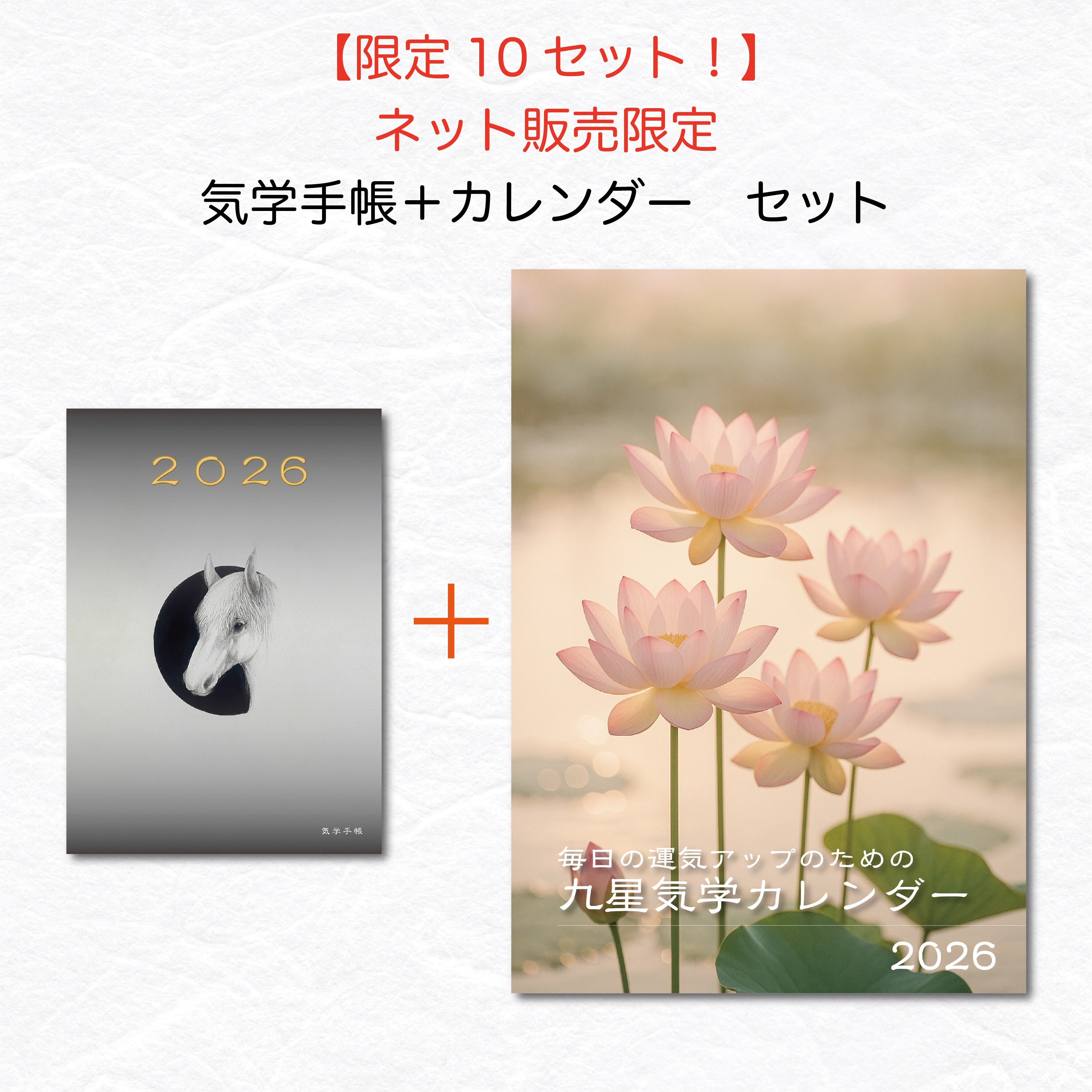 【ネット限定・10セット/10% OFF!】お得な気学手帳&カレンダーセット【クーポンを使えばさらに10%OFF!】