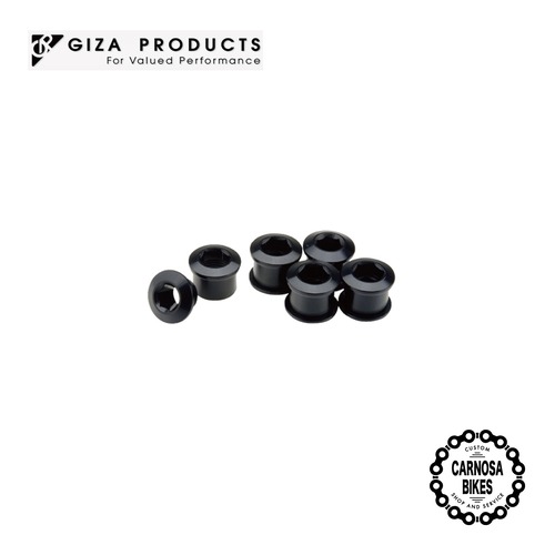 【Giza Products】Chainring Fixing Bolt Set (for Single) [チェーンリング フィキシングボルト セット(シングル用) ]