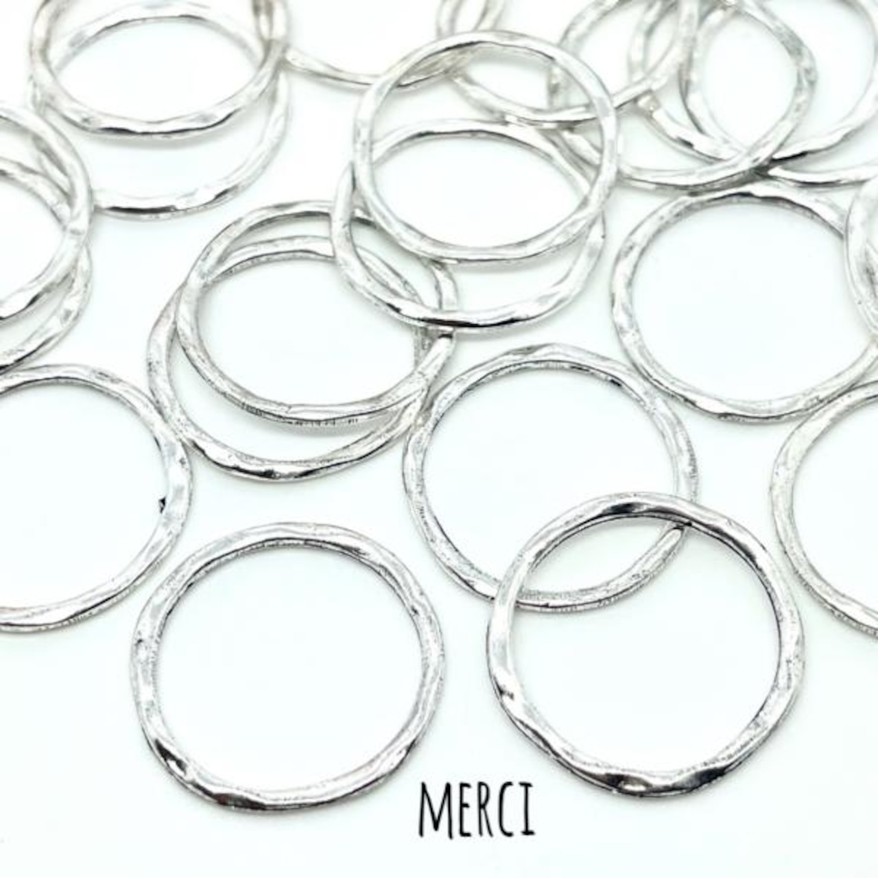 【4個】24mmデコボコリング