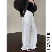 Lyocell & Linen Blend Relax Pants/4color