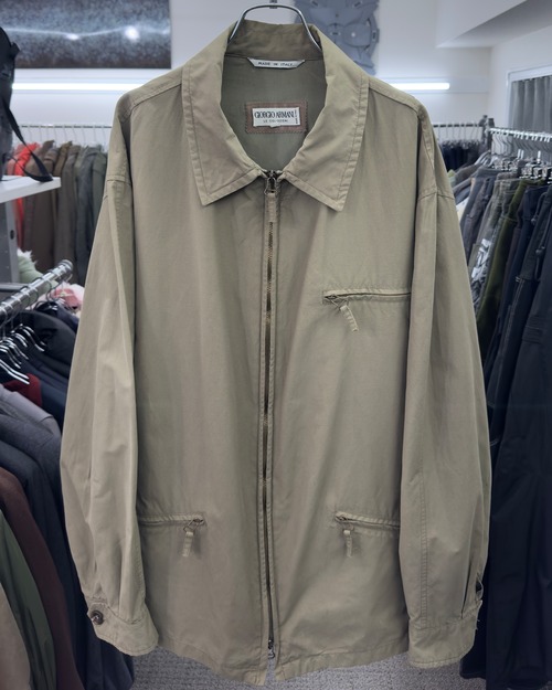 1980s GIORGIO ARMANI ZIPUP JACKET