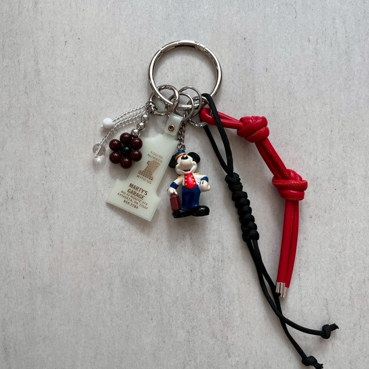 《 送料無料 》【 Lineu 】ビンテージミッキー ホワイト