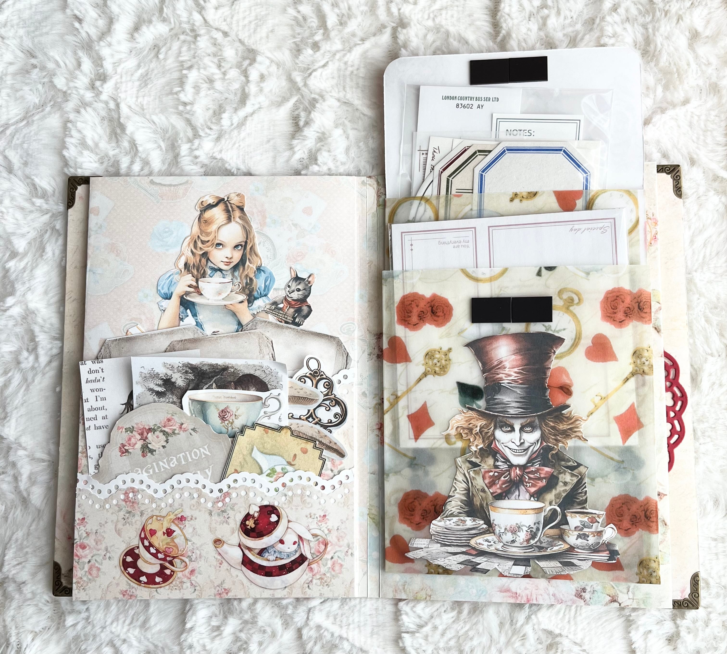 おすそ分けファイル❤98　バイブルサイズ　不思議の国のアリス　スタンペリア おすそ分けファイル❤98バイブルサイズ不思議の国のアリススタンペリア