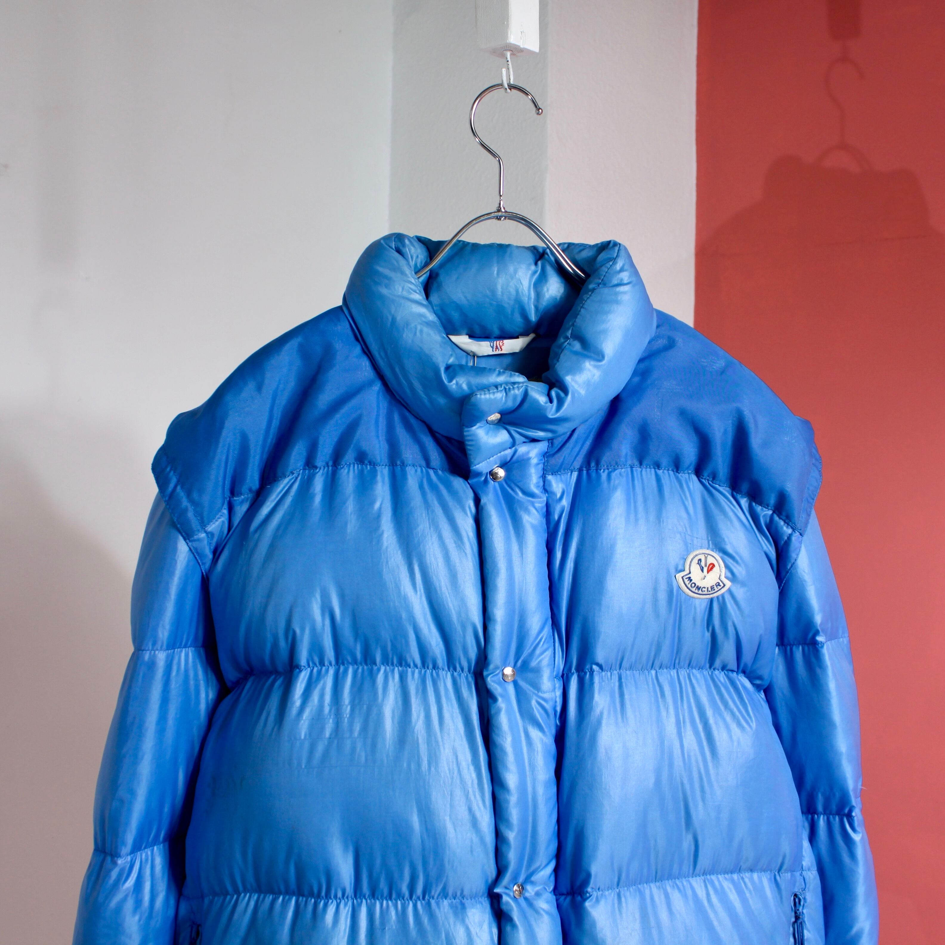 0580. 1980's Moncler Grenoble Down jacket with detachable arm made in  france 80s 80年代 モンクレール ダウンジャケット フランス製 vintage ヴィンテージ ユーロ古着 ヨーロッパ古着 古着