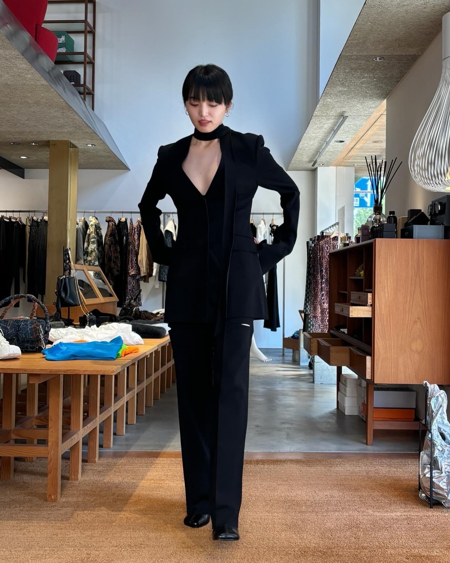 FETICO KNITTED TAILORED JACKET