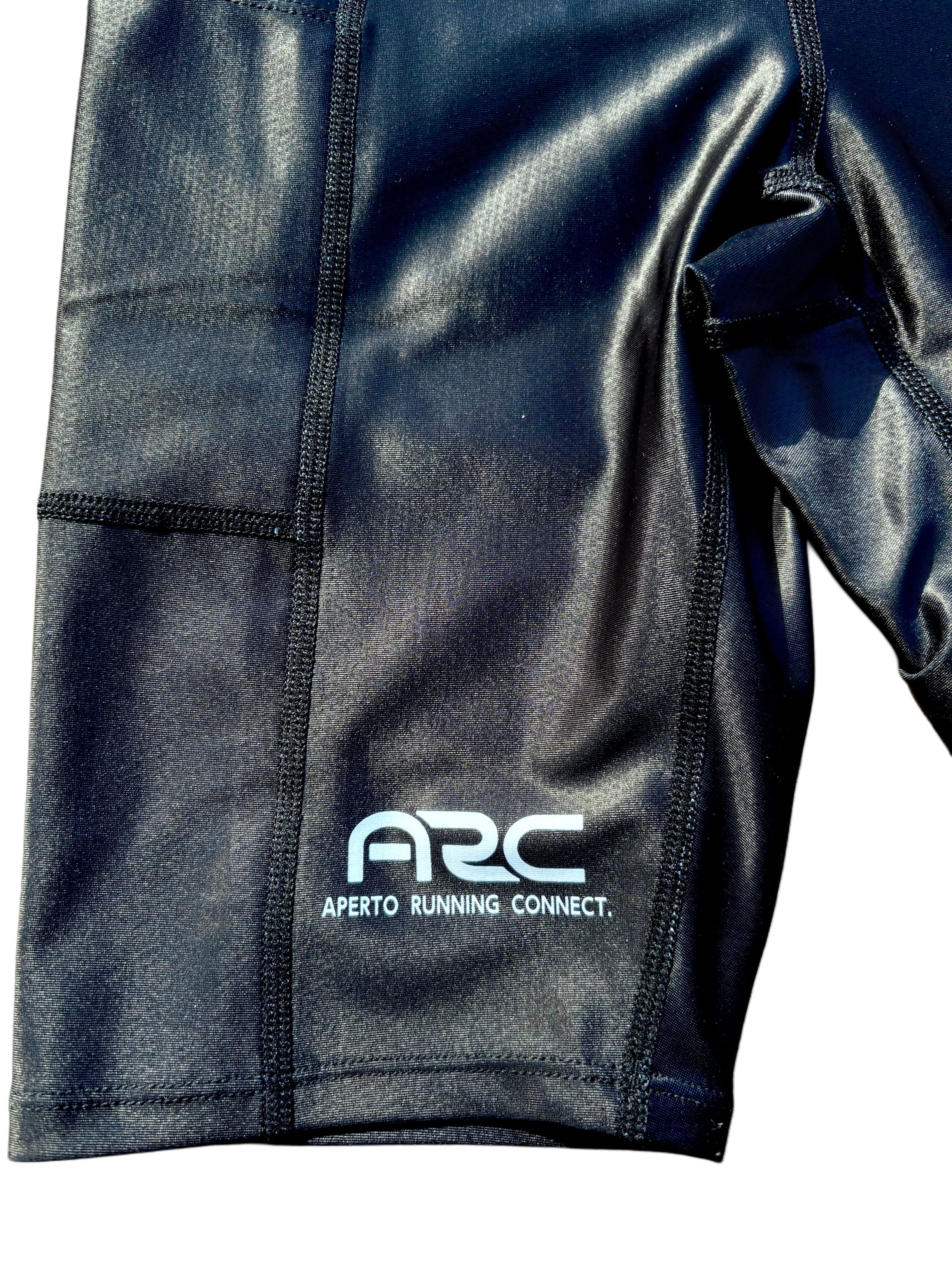 AP 125283】レデース全昇華アドバンスタイツ 艶ブラック | aperto