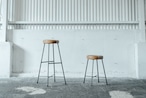 TWO TONE STOOL -LOW-/スツール/H430mm/送料無料(北海道・沖縄・離島除く)