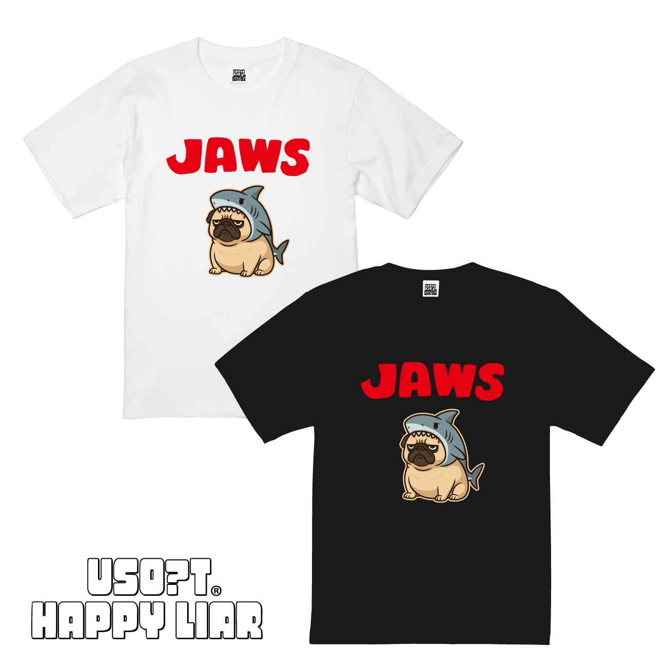 XXL】USOT / うそT ひよこパグ Tシャツ | USOT / うそT