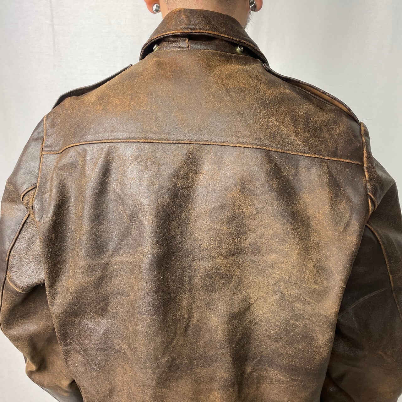 70年代〜80年代 SEARS シアーズ A-2 タイプ フライトジャケット レザー  