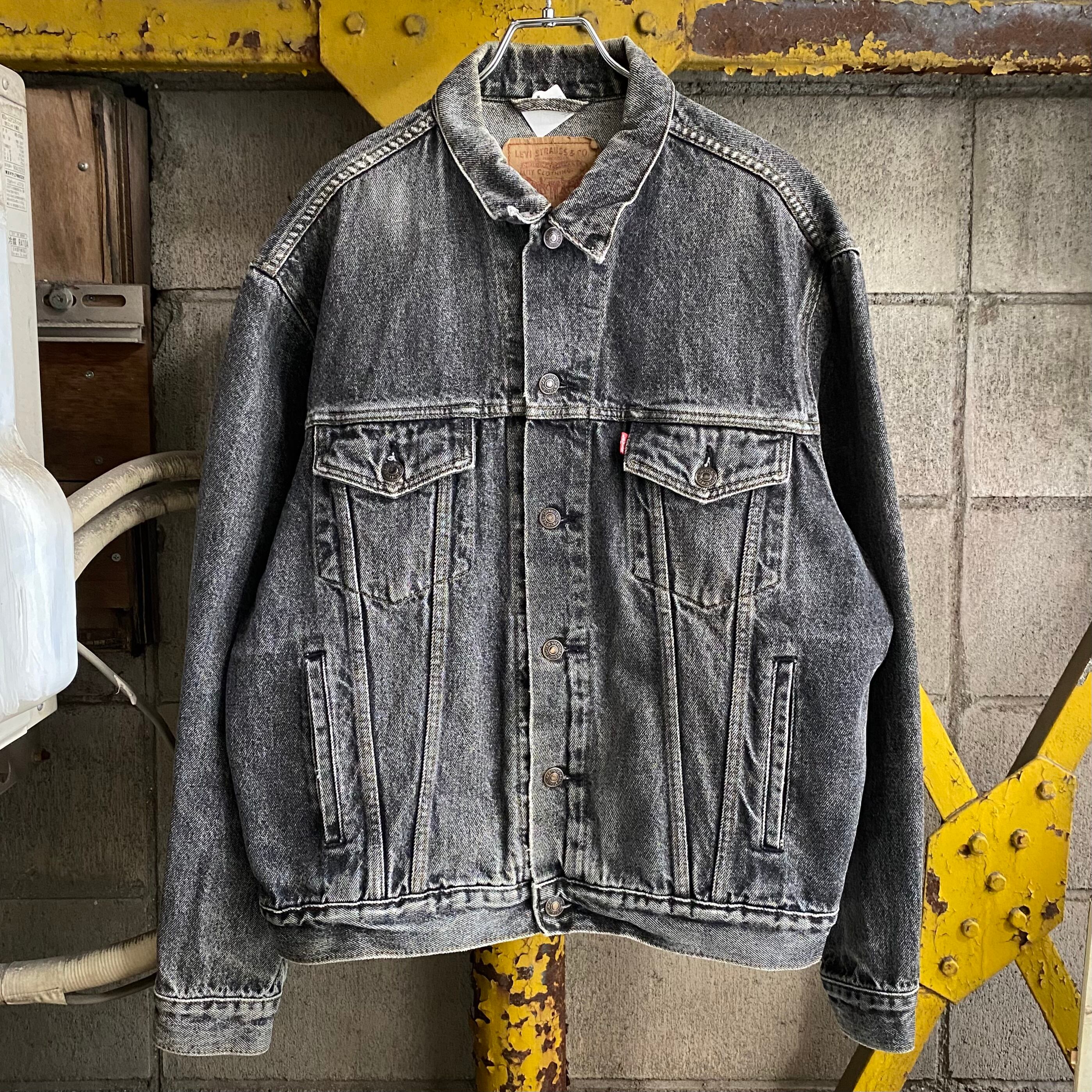 90s ユーロLevi's 先染めデニムジャケット 70503 90s EURO Levi´s 70503 先染めブラック デニムジャケット