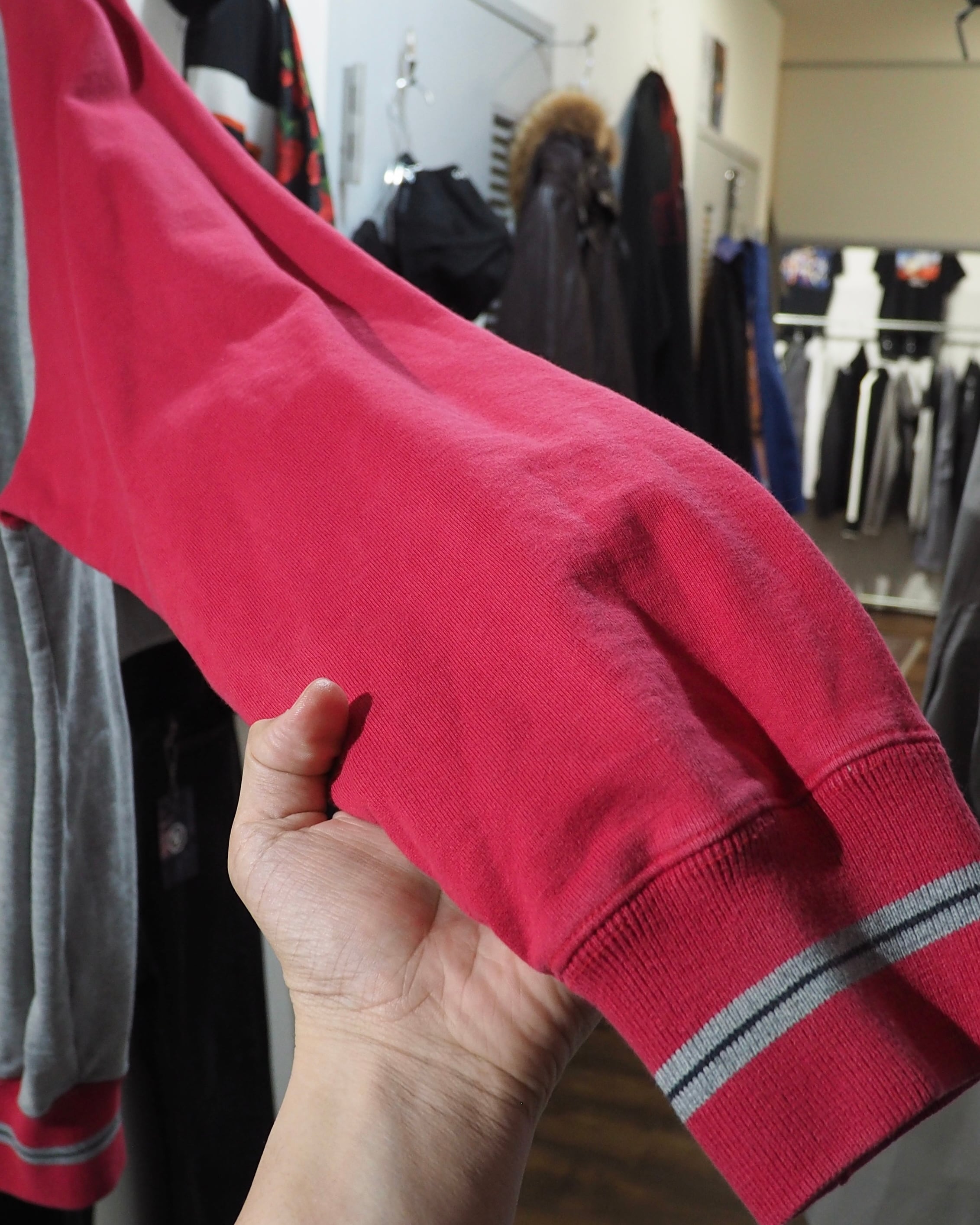 1990s Two-Tone Color switching vintage Raglan Sweat Jacket