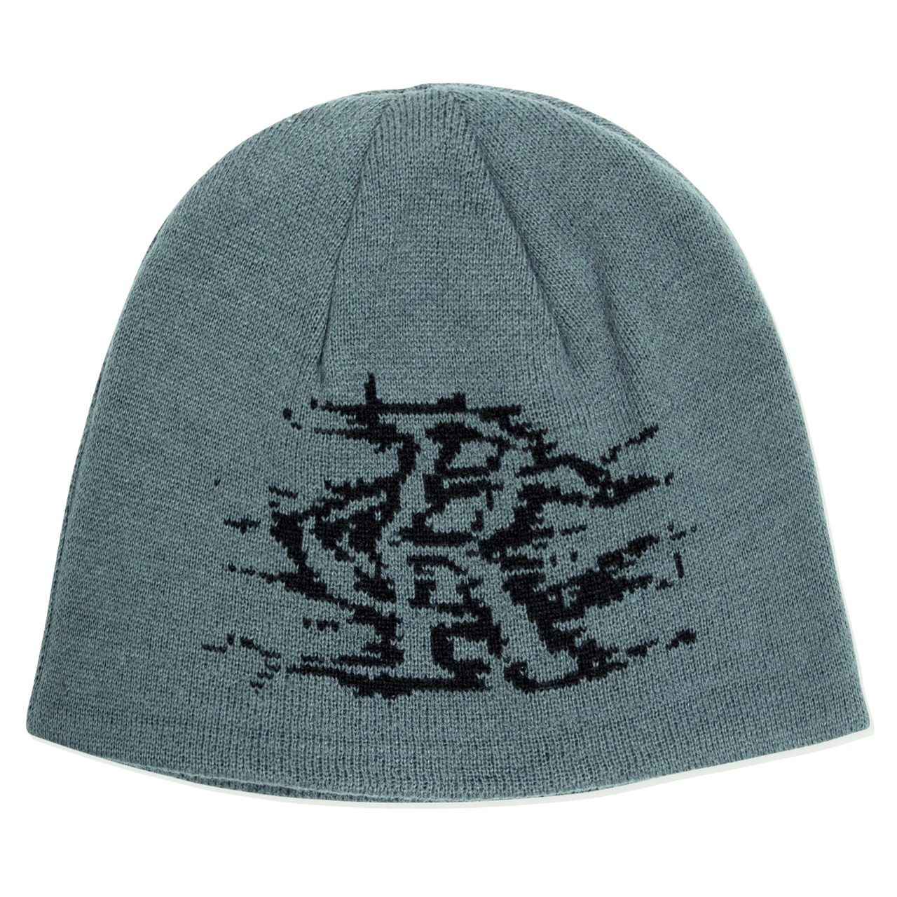 RC JACQUARD KNIT BEANIE_CHARCOAL