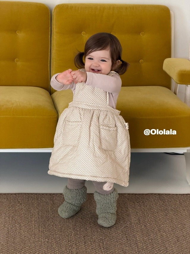 Ololala (by aiai)［取寄］cream beary onepiece 26autumn