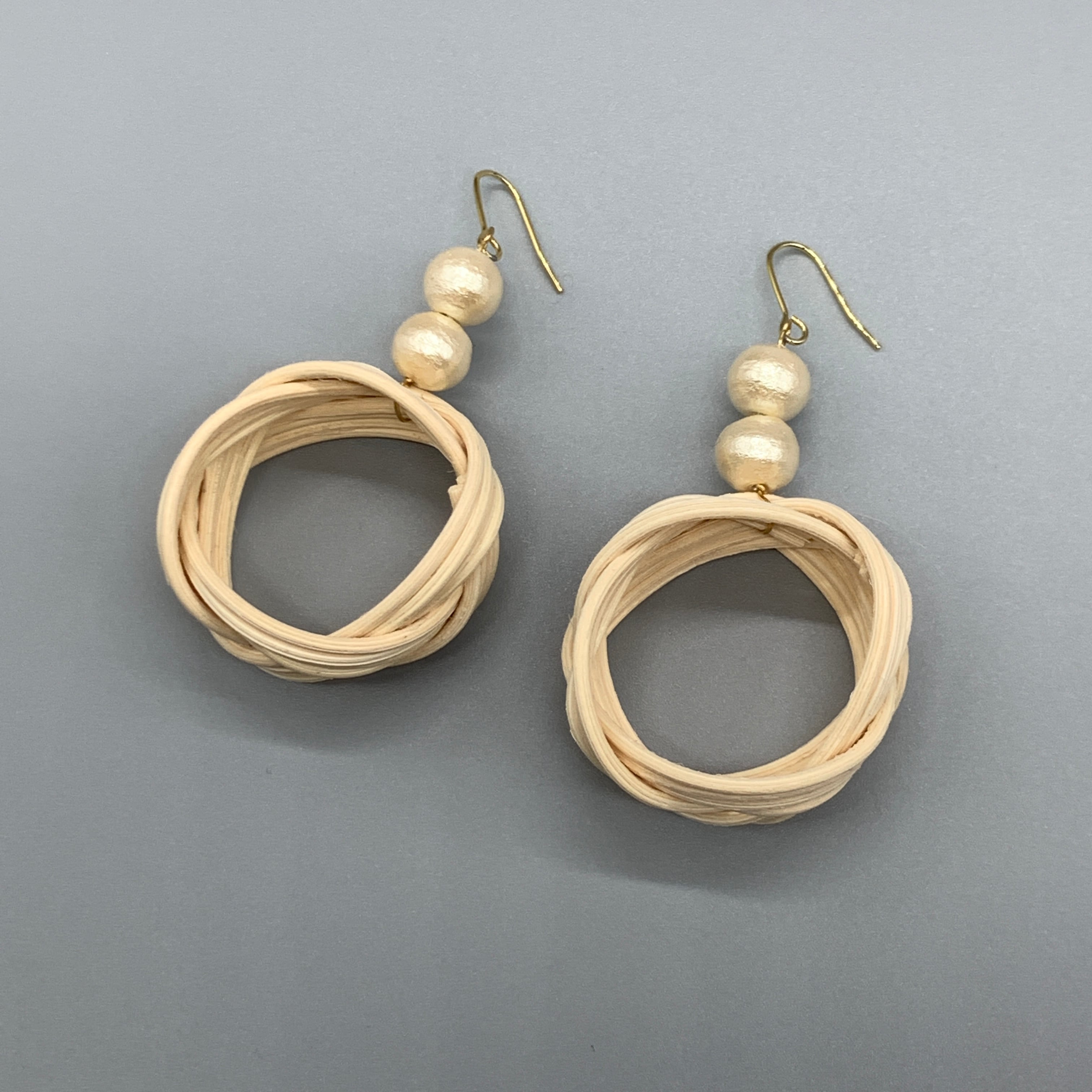 evam eva ｜alpaca wool snood (grege, antique white) | robin ASO