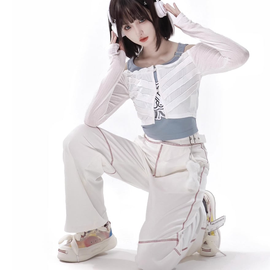 サブカル系 地雷 天使と悪魔 pinksavior パンツ 長ズボン