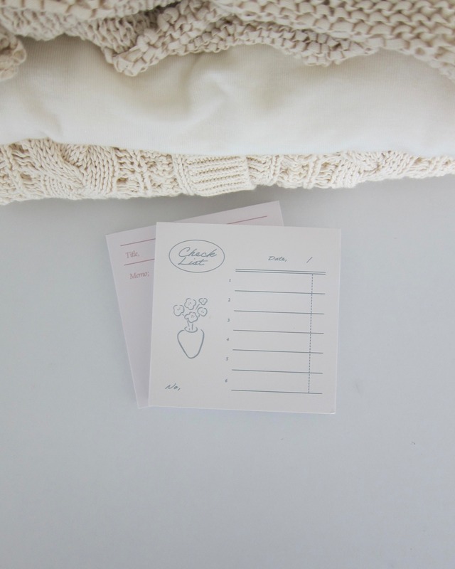 lovely memo pad（2 designs）