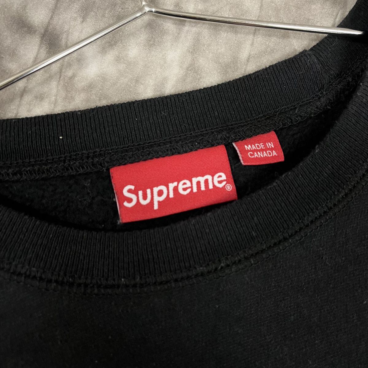 Supreme box logo crewneck navy 18aw L