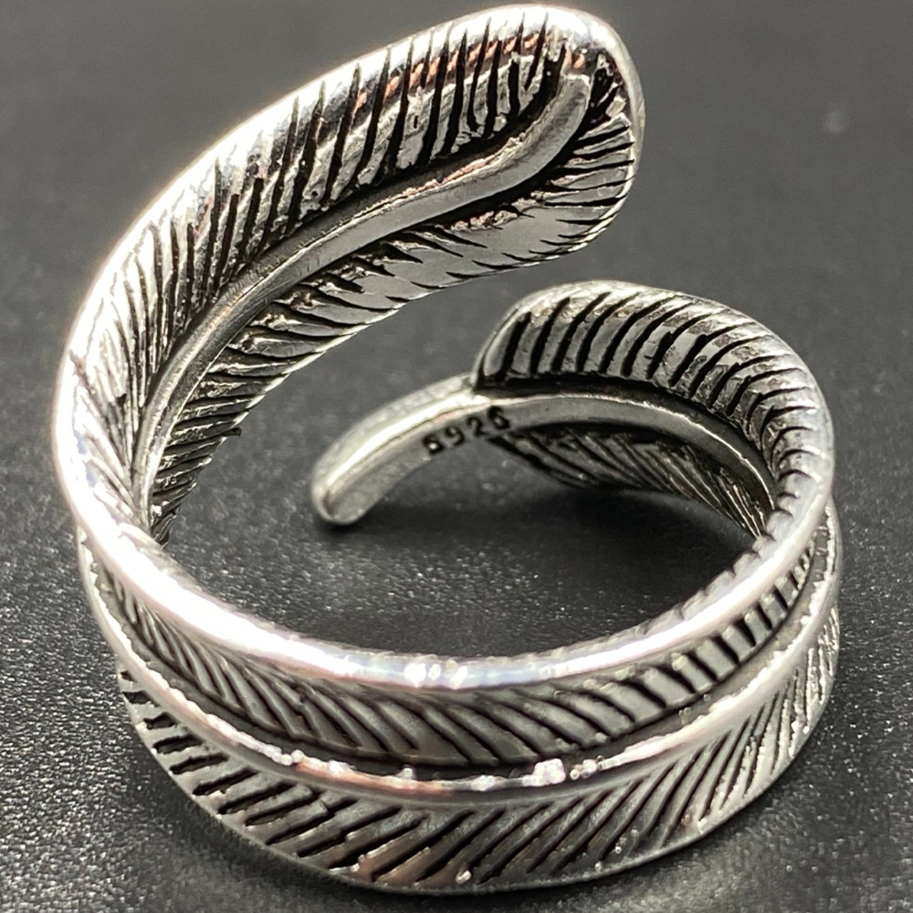 シルバーアクセサリー デザインリング カレッジリング シルバー925 
