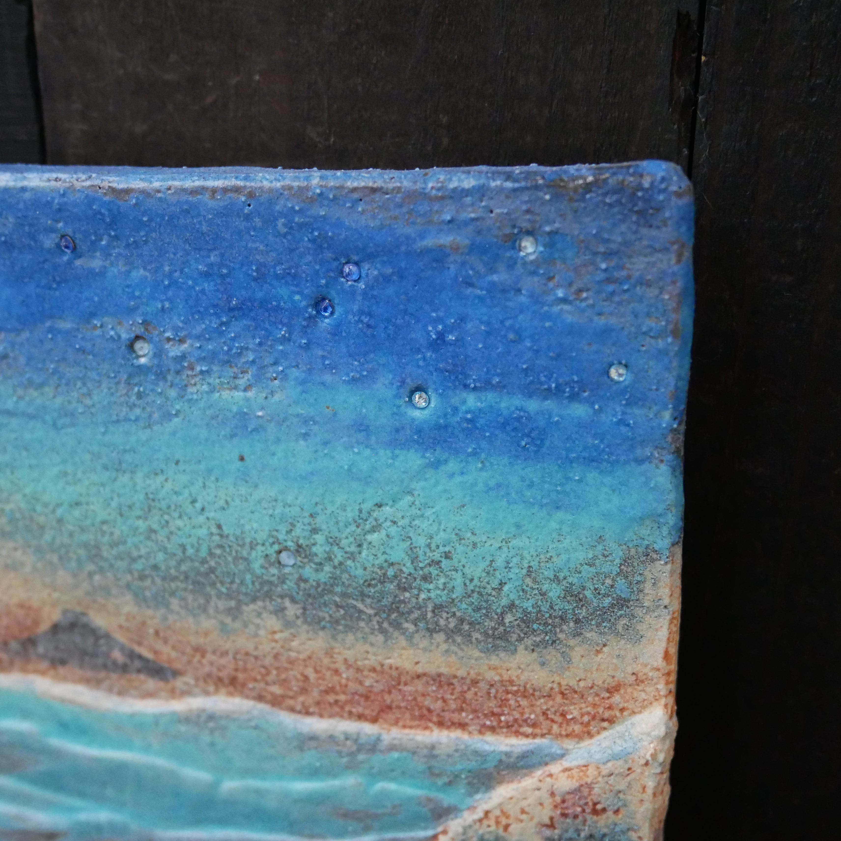 渡り鳥と富士 陶板レリーフ | Haneco