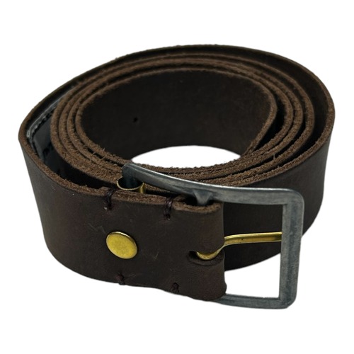 【gourmet jeans】LEATHER BELT(BROWN)〈国内送料無料〉