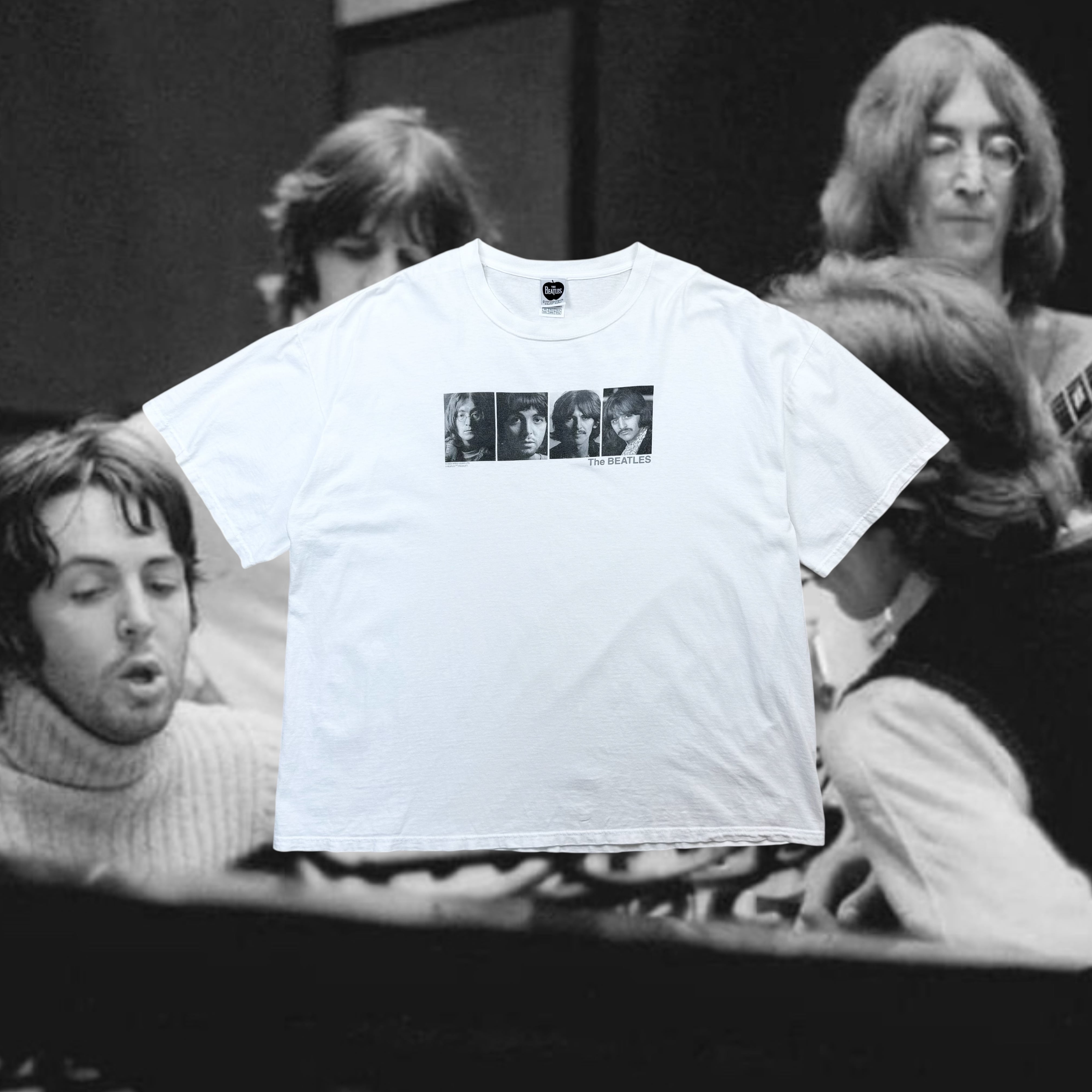 2007 THE BEATLES White Album Portrait T-Shirt