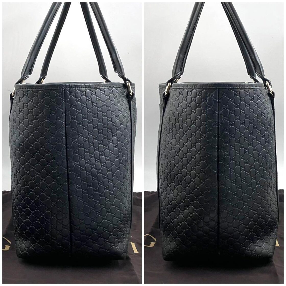 極美品✨️グッチ 2374 トートバッグ ビジネスバッグ マイクロシマ GG  