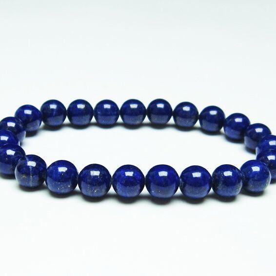 ラピスラズリ ブレスレット 8mm 一点物  111-31078