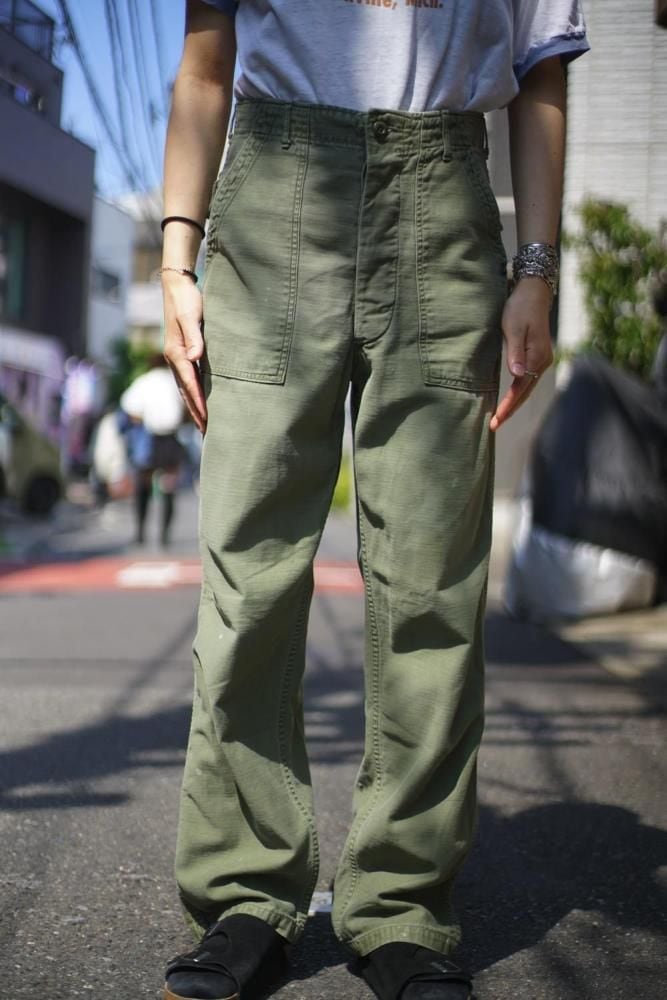 USARMY】Military Fatigue Pants Baker Pants【1960s-】Vintage