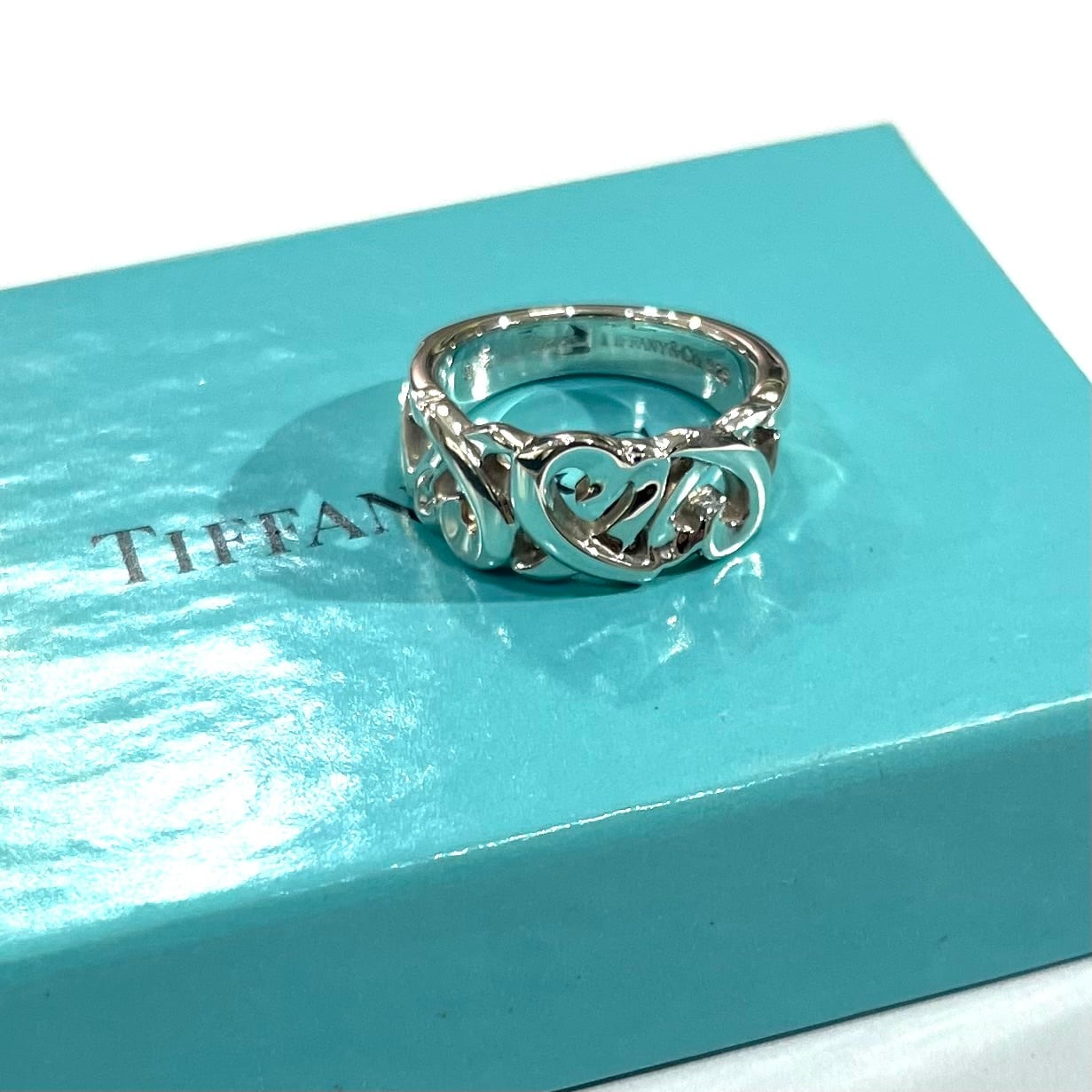 Tiffany＆Co.パロマピカソトリプルラビングハート　サイズ棒:約11 TIFFANY&CO.】【11号 】2705 パロマピカソトリプルラビングハート