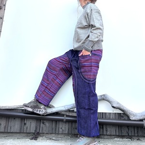 ビッグポケットゆったりパンツ