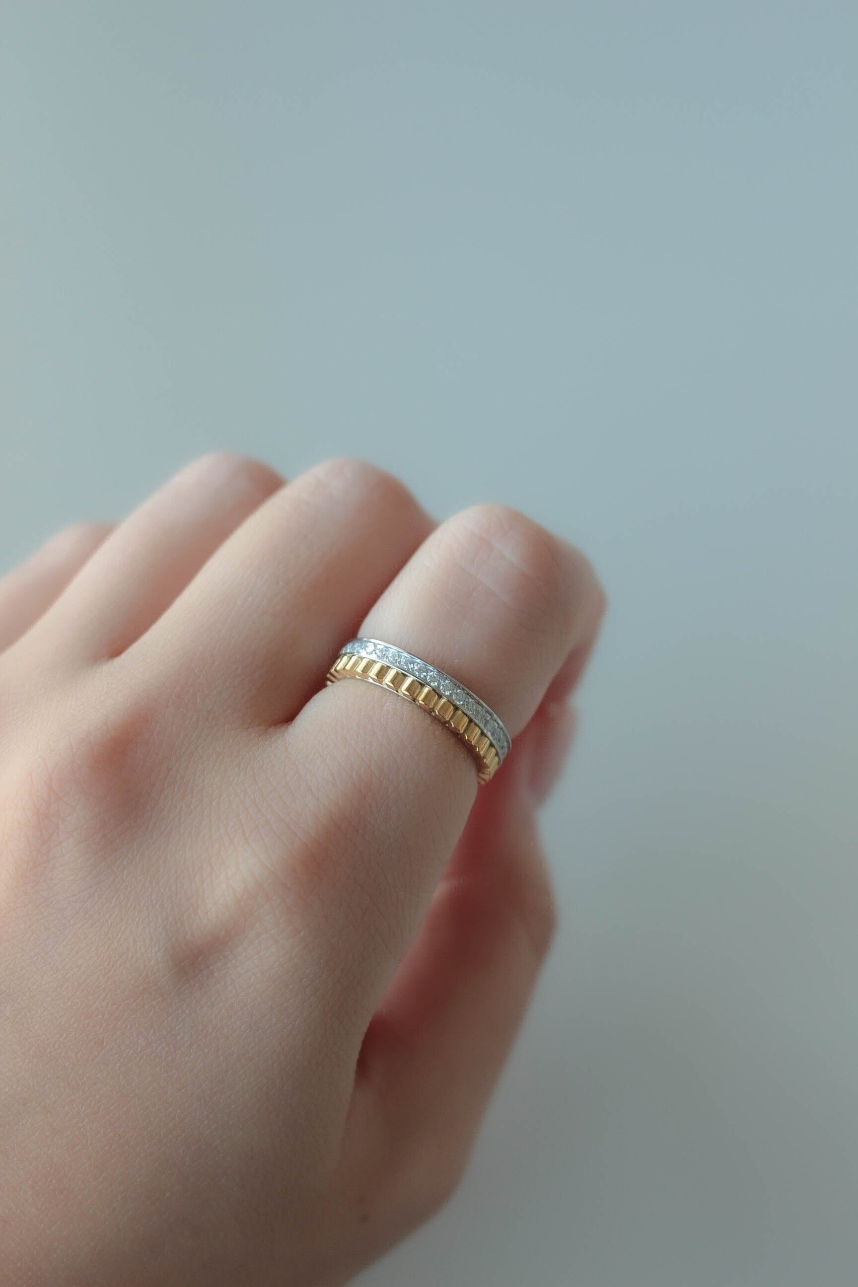 ebine エビネ　リング　指輪 Grosgrain Eternity Ring | ebine(エビネ)|金属アレルギー対応アクセサリー