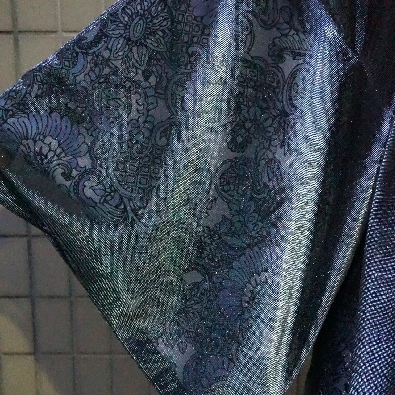 【即納品】Rumi Rock羽織　オーロラ　シルバー　[ B1029 B1030]