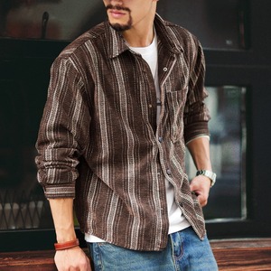 stripe casual shirt A1402