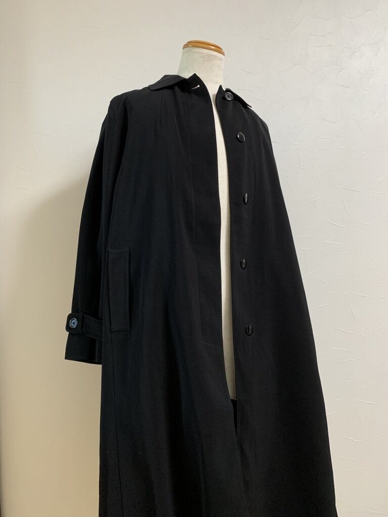 1990's Soutien Collar Long Coat with Liner