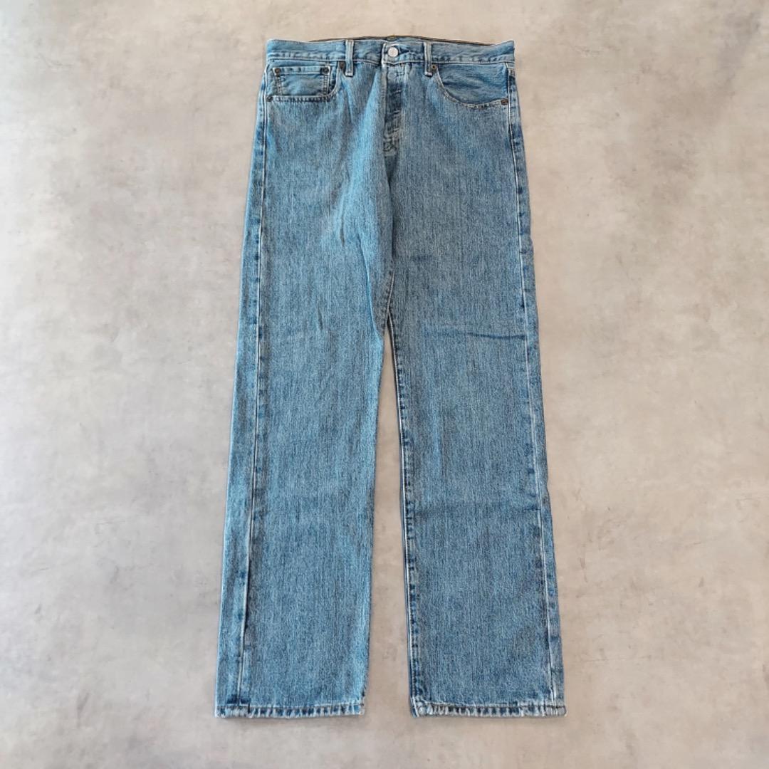 リーバイス501 Levis W32 ブルーデニム 青 縦落ち 古着 16025