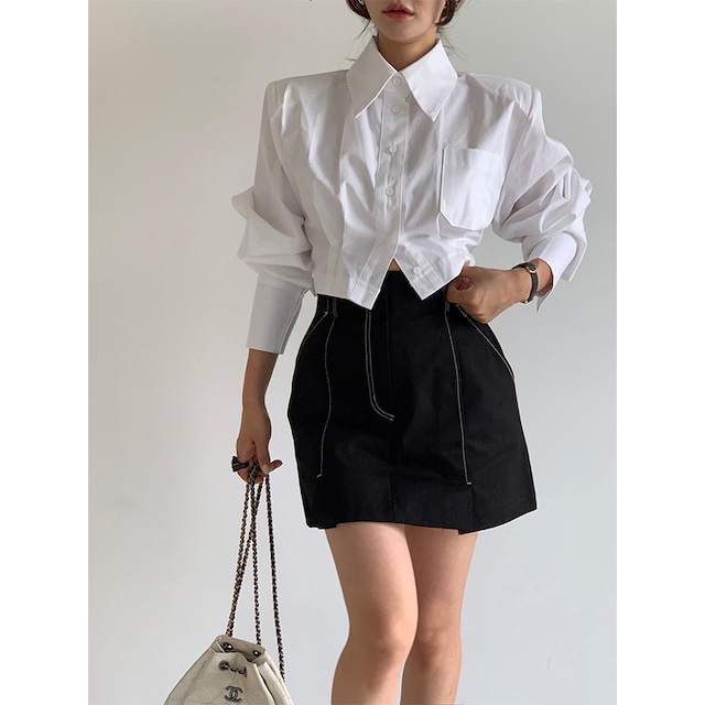 short monotone shirt 10149