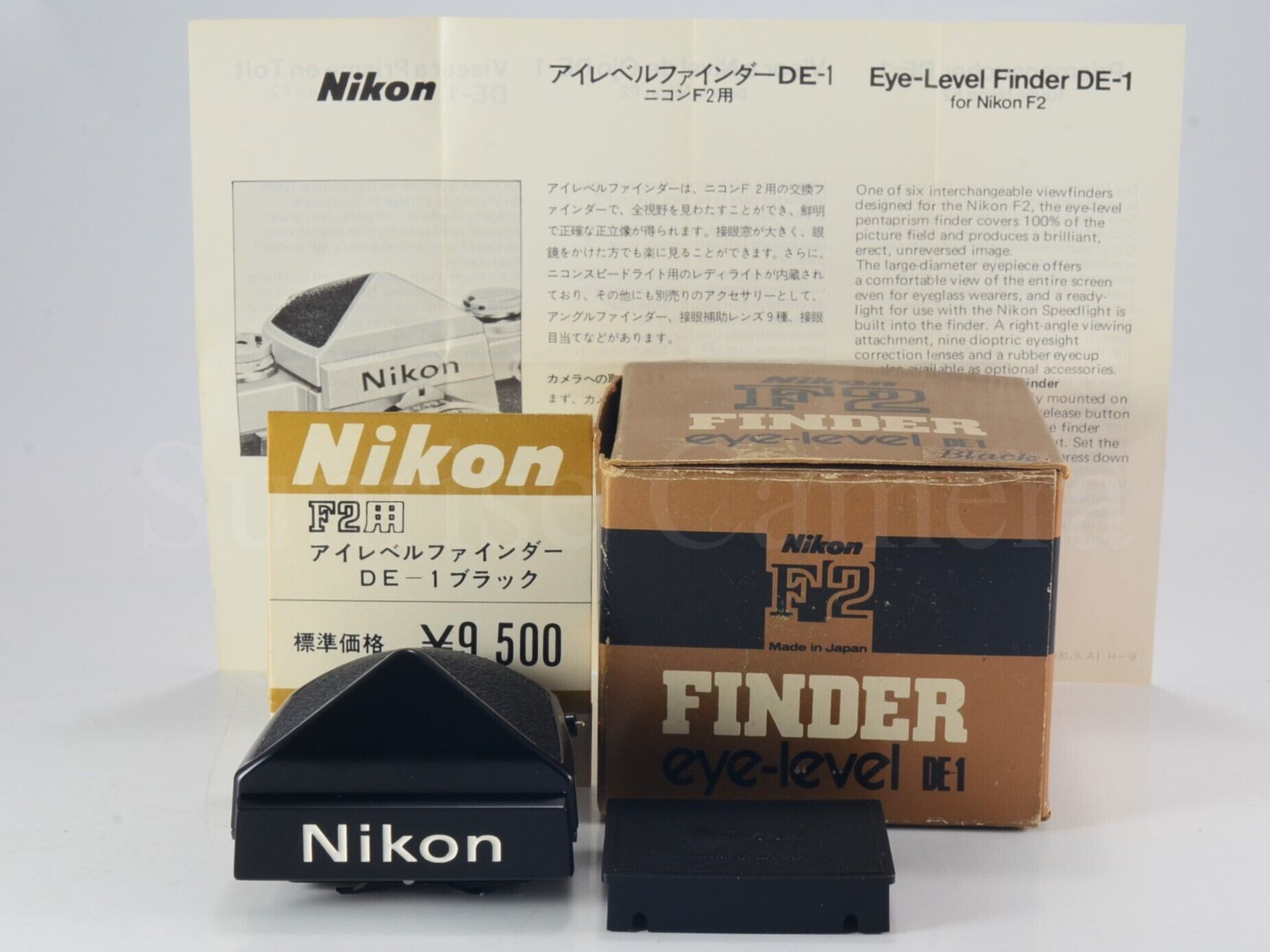 Nikon F2用 アイレベルファインダー DE-1 ブラック 元箱付 ニコン