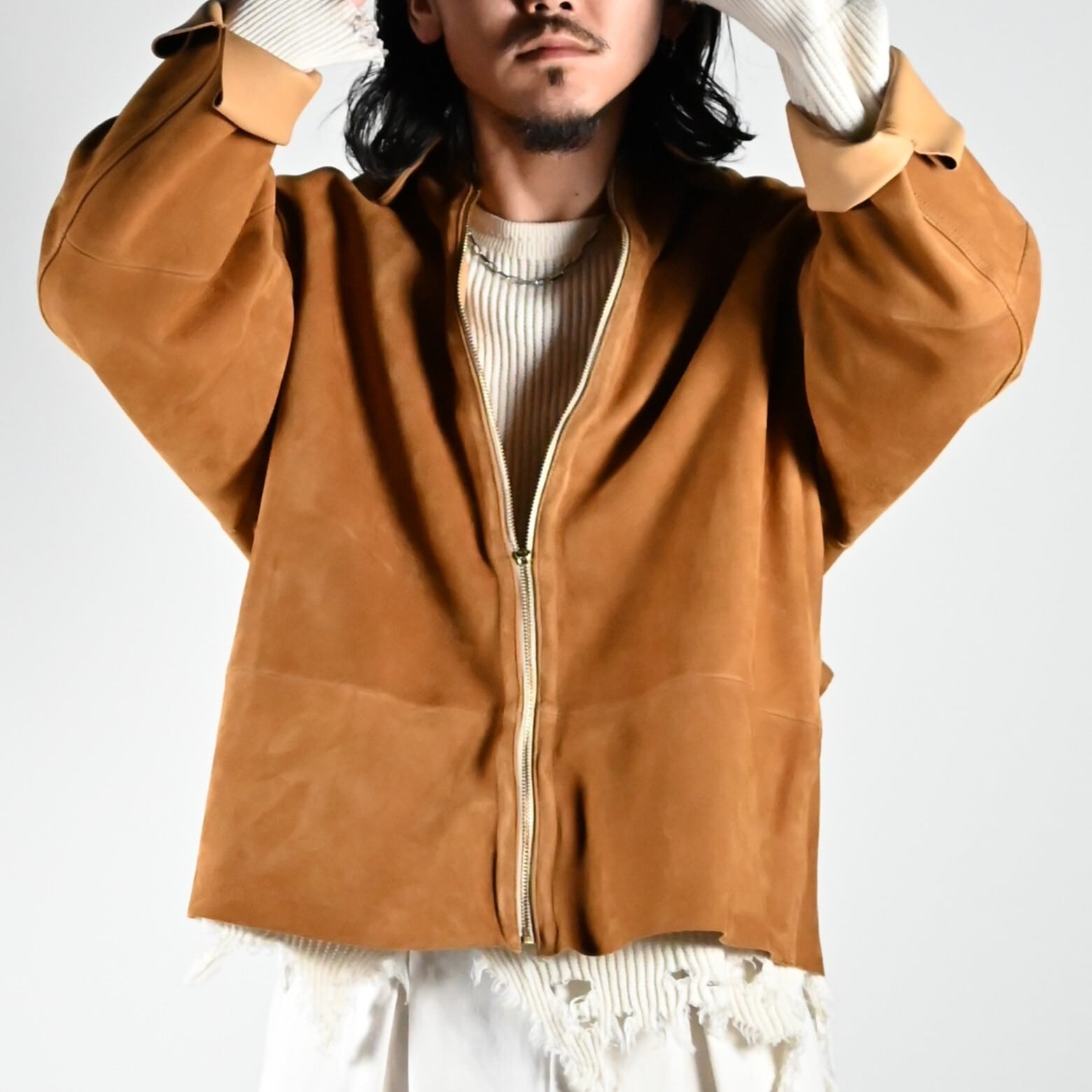 再入荷】barbell object / leather jkt | GANKO