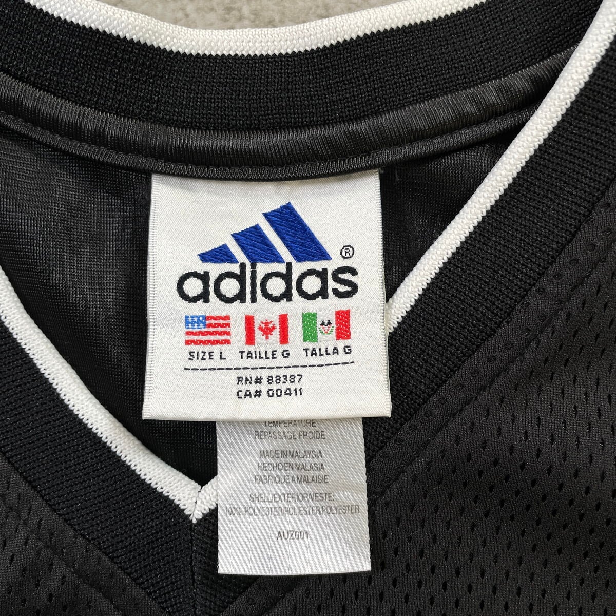 90年代 adidas バスケットボール ゲームシャツ タンクトップ メンズXL