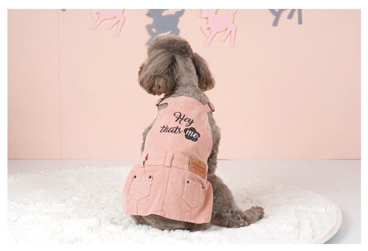 コールテンオーバーオール S ~ XL 2color / 犬服 ドッグウェア 犬の服 小型犬 中型犬