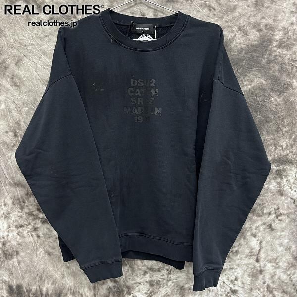 スウェット・トレーナー Dsquared Relax Fit Sweatshirt 未使用】DSQUARED2/ディースクエアード Relax Fit Crewneck